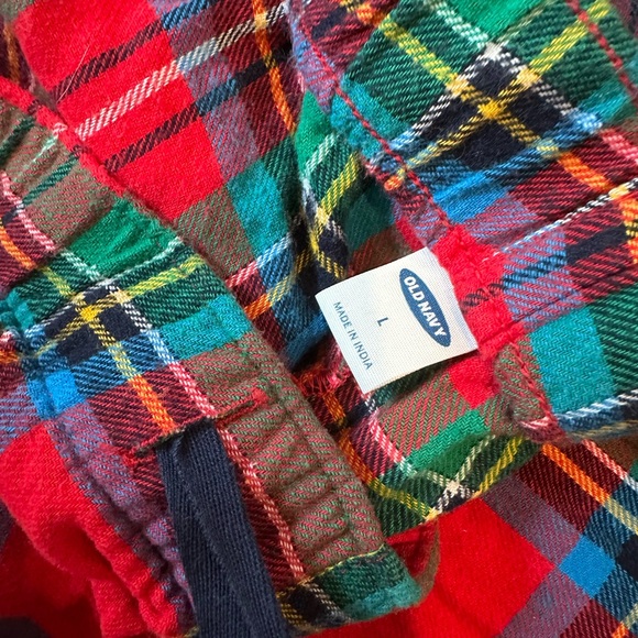 Women Red Plaid Pajama Pants - Picture 2 of 2